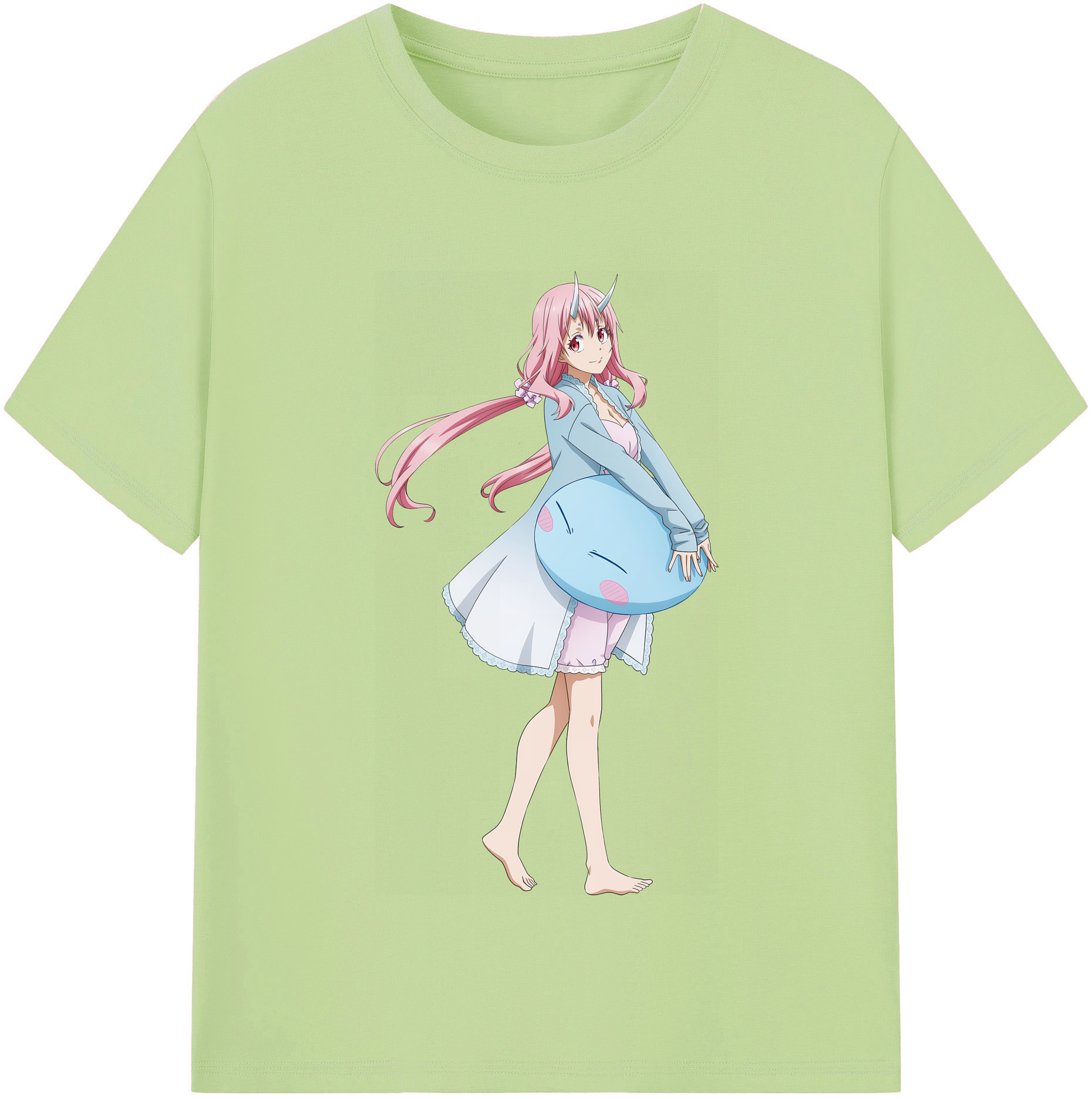 （画像用） 転スラ Regarding Reincarnated to Slime 綿100％半袖Tシャツ（フロントプリント）